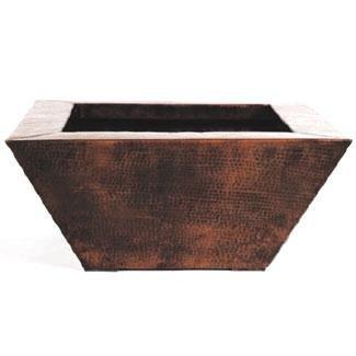 Grand Effects  58in x 24in x 19in Linear Grand Corinthian Automated One Bowl Copper Fire Pit System