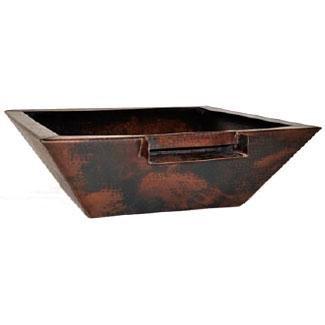 Grand Effects 29in. Corinthian One Bowl Copper Water Plantier System