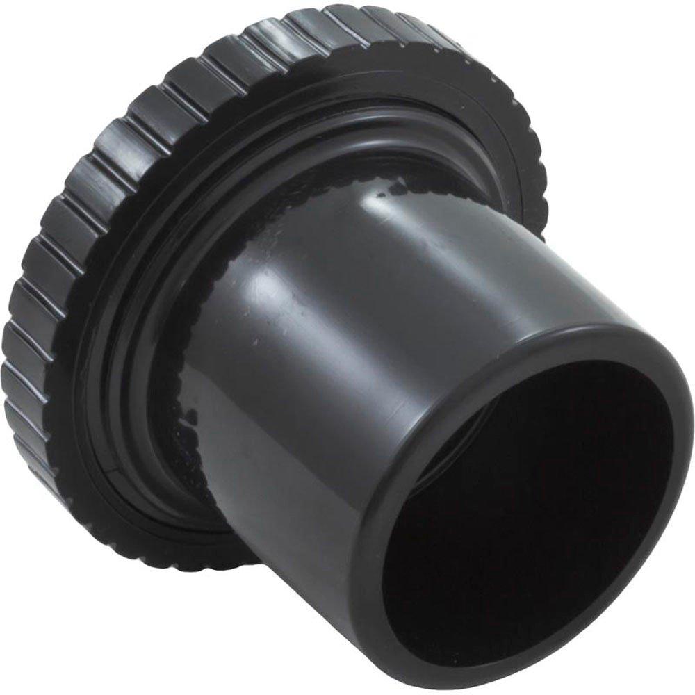 Hayward  Insider Hydrostream 3/4in Eye x 1-1/2in Spigot Directional Outlet Wall Fitting Black