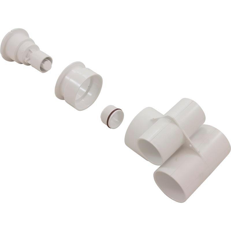 Poly Storm Jet Tee Body Assembly, White