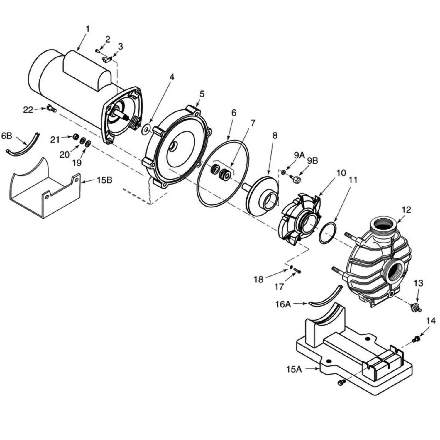 Sta-Rite Dyna-Jet Pump TPE Replacement Parts