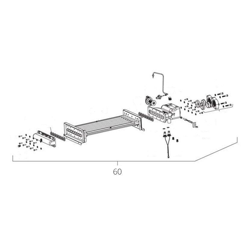 Jandy  Cupro-Nickel Heat Exchanger Assembly Bronze for Legacy 250