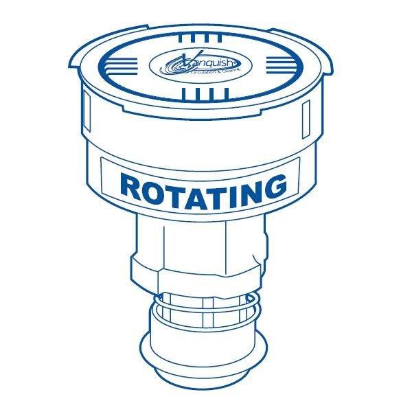 Paramount  Vanquish In-Floor Circulation and Cleaning System Rotating Nozzle White