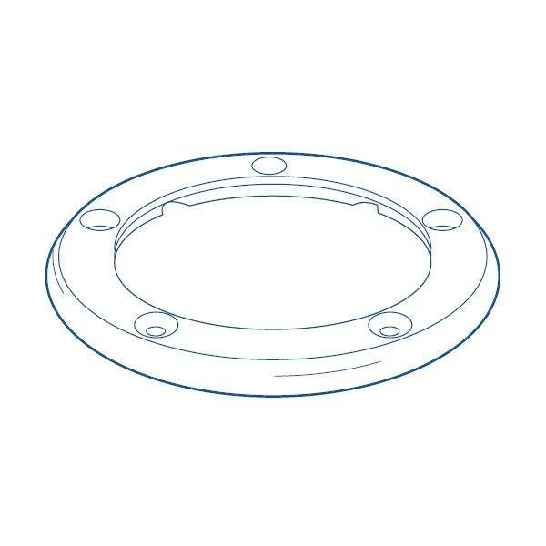 Vanquish In-Floor Circulation and Cleaning System Top Body Ring, White