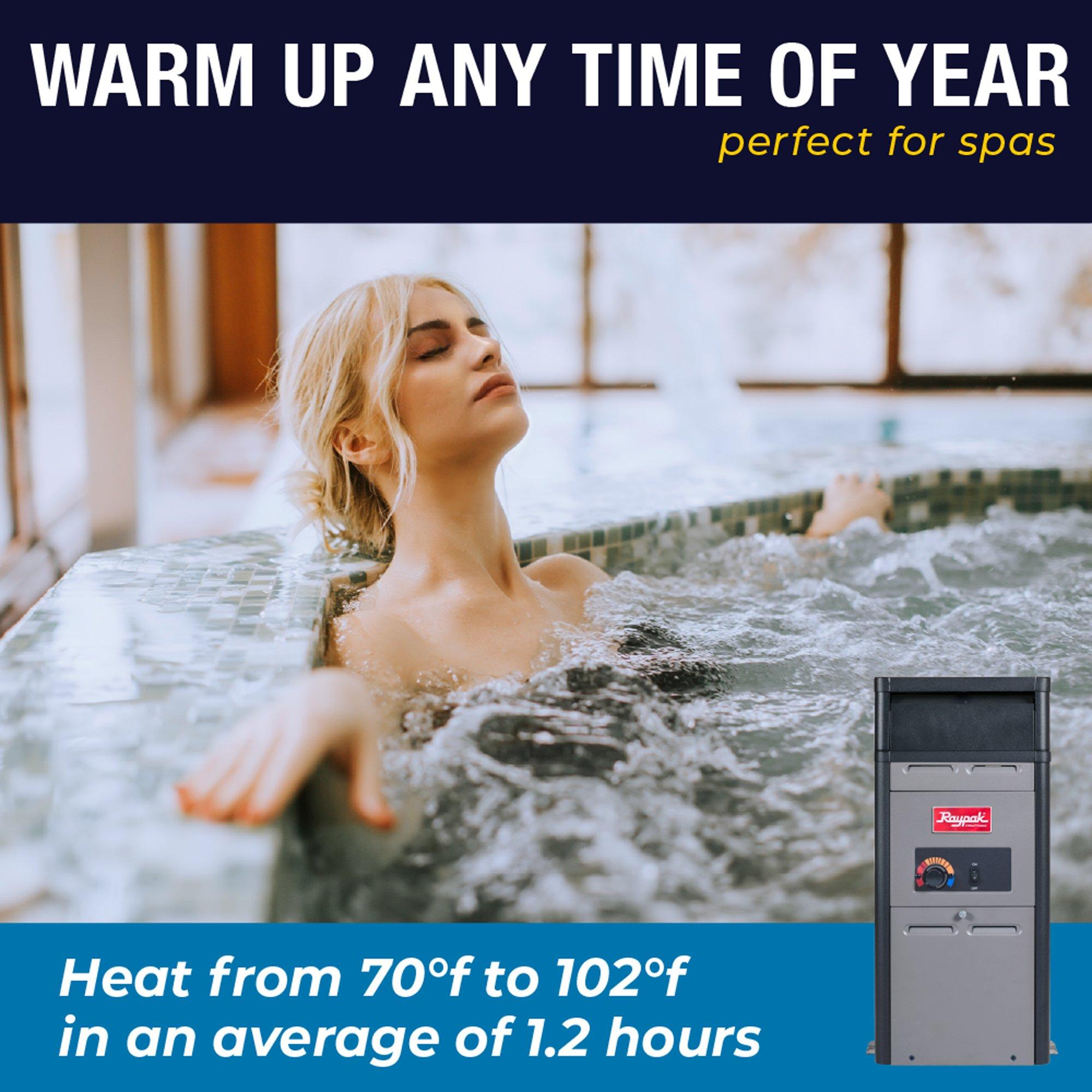 Raypak  014781  106A Propane Gas Pool Heater 105K BTU for 0-1999ft Elevation