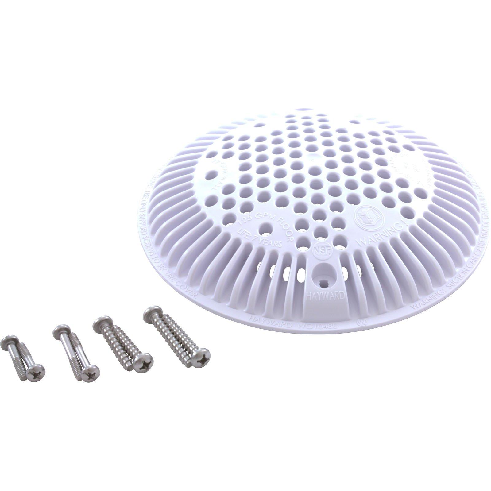 Hayward  VGB Anti Vortex Main Drain Cover White 8 inch