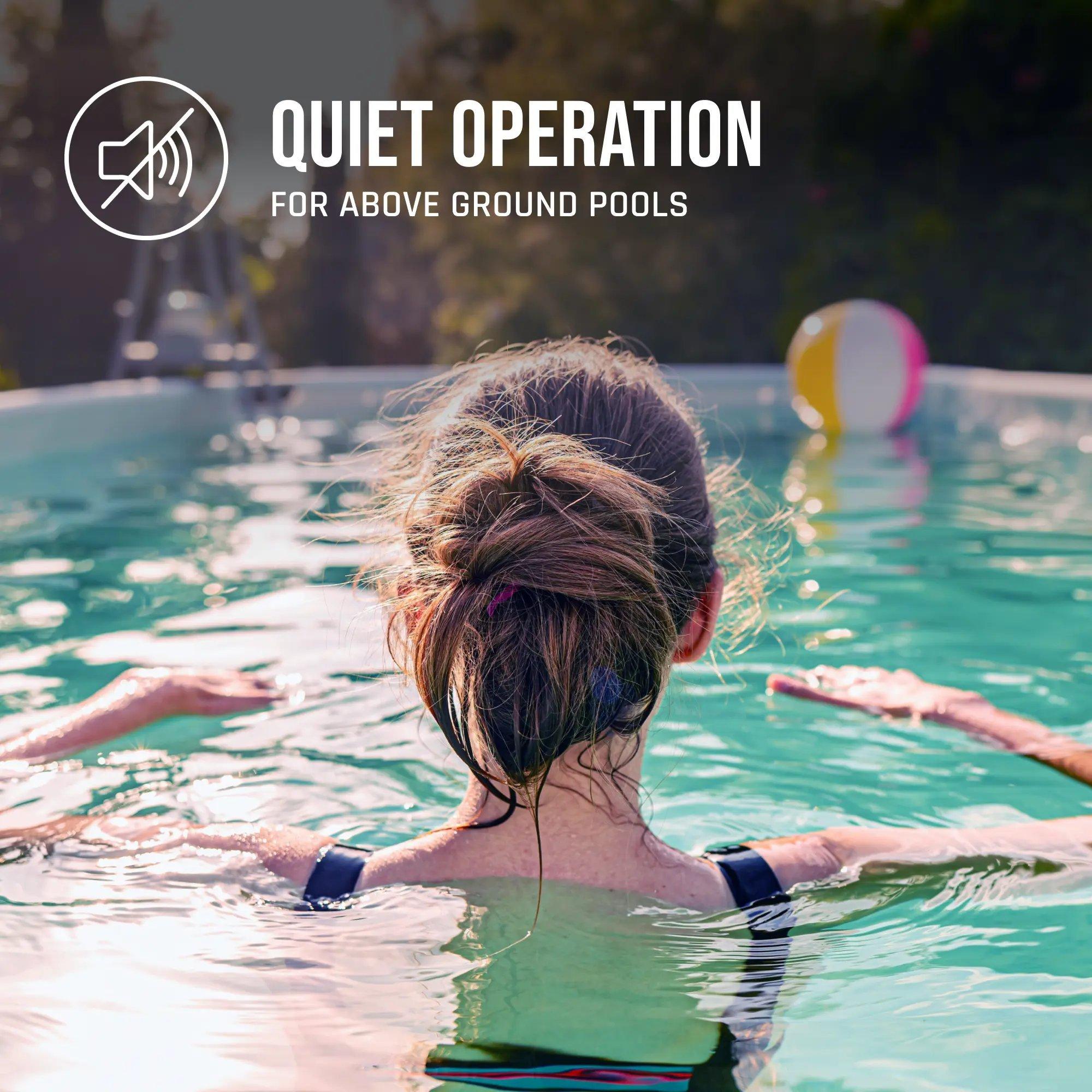 W3SP1580 Power-Flo LX 1HP Vertical Above Ground Pool Pump with 3' Cord