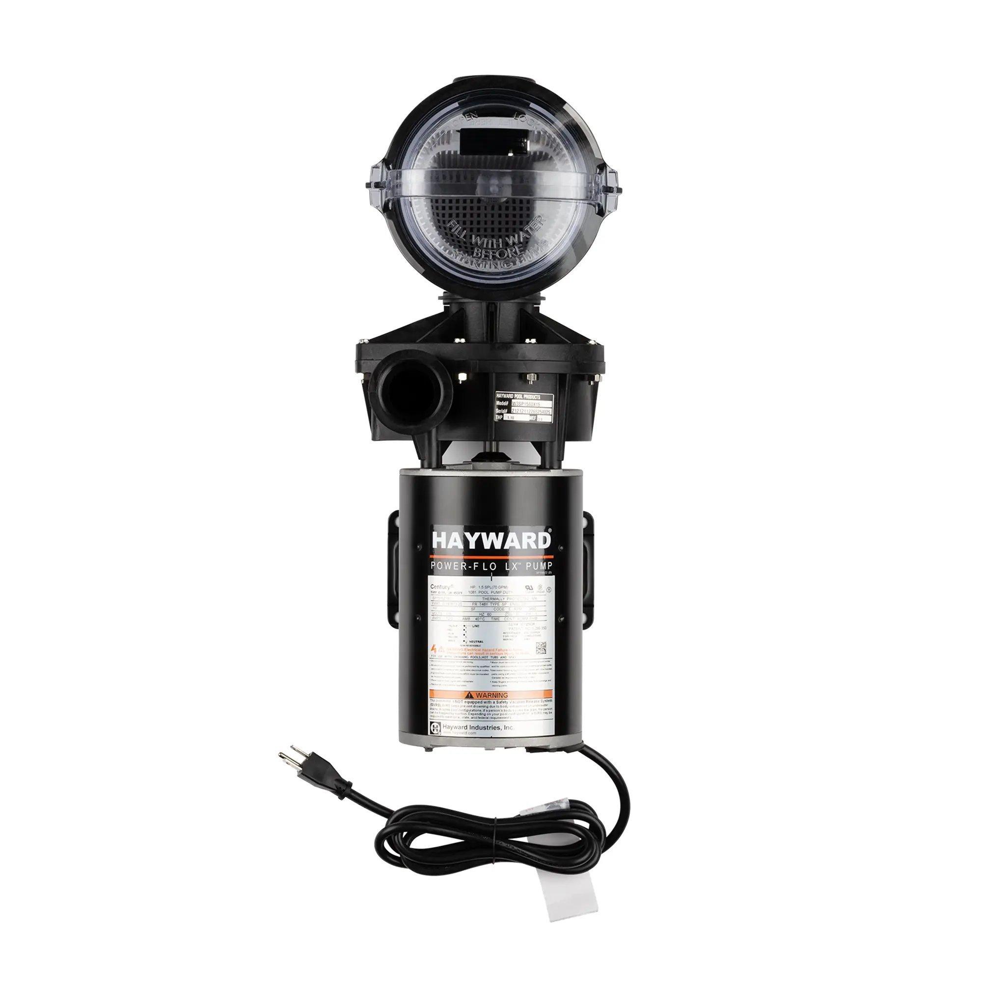 W3SP1580X15 Power-Flo LX 1.1 HP Vertical Above Ground Pool Pump with 3' Cord, Retrofit for Legacy 1.5 HP Pump
