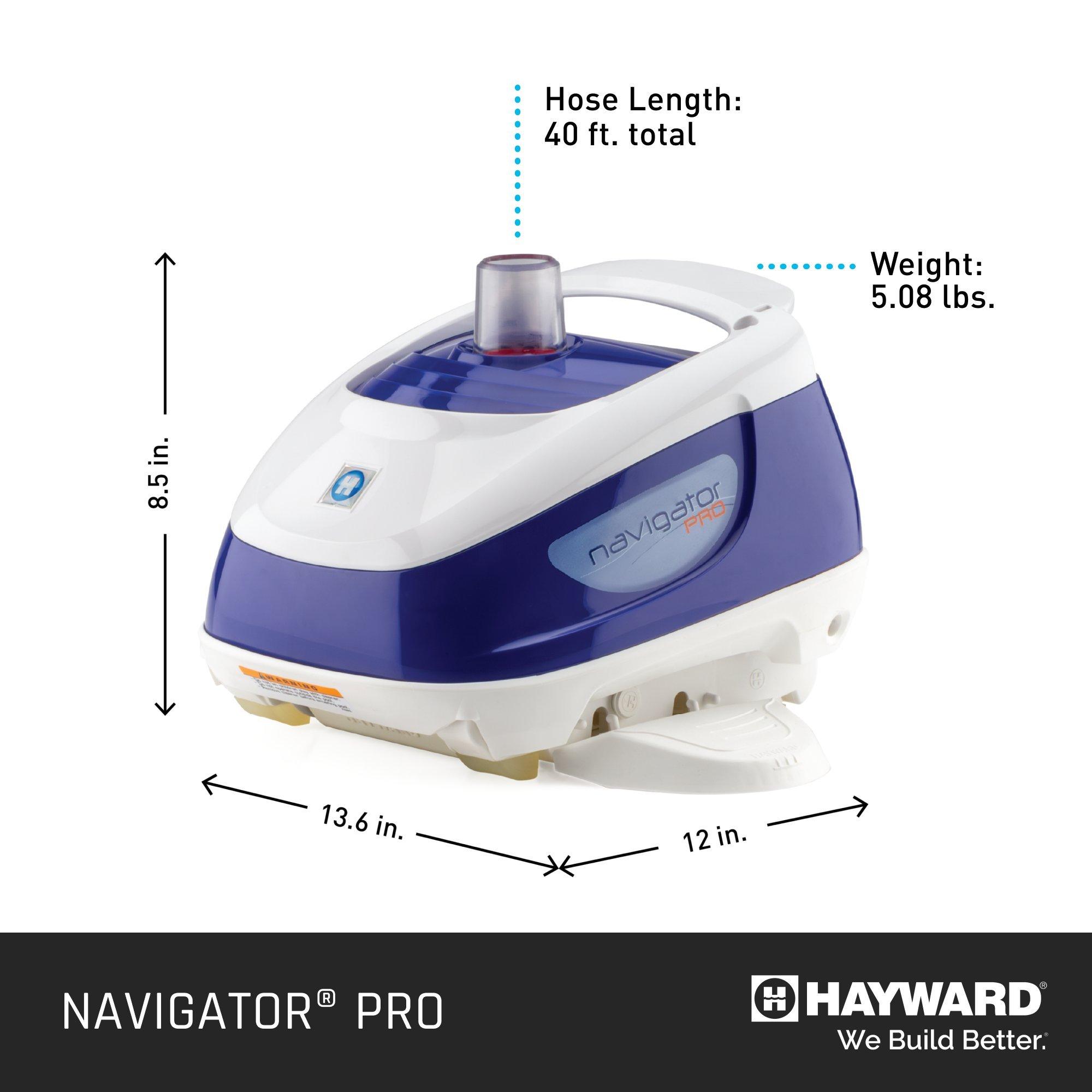 Hayward  W3925ADV Navigator Pro Suction Side Pool Cleaner for Vinyl/Fiberglass Pools