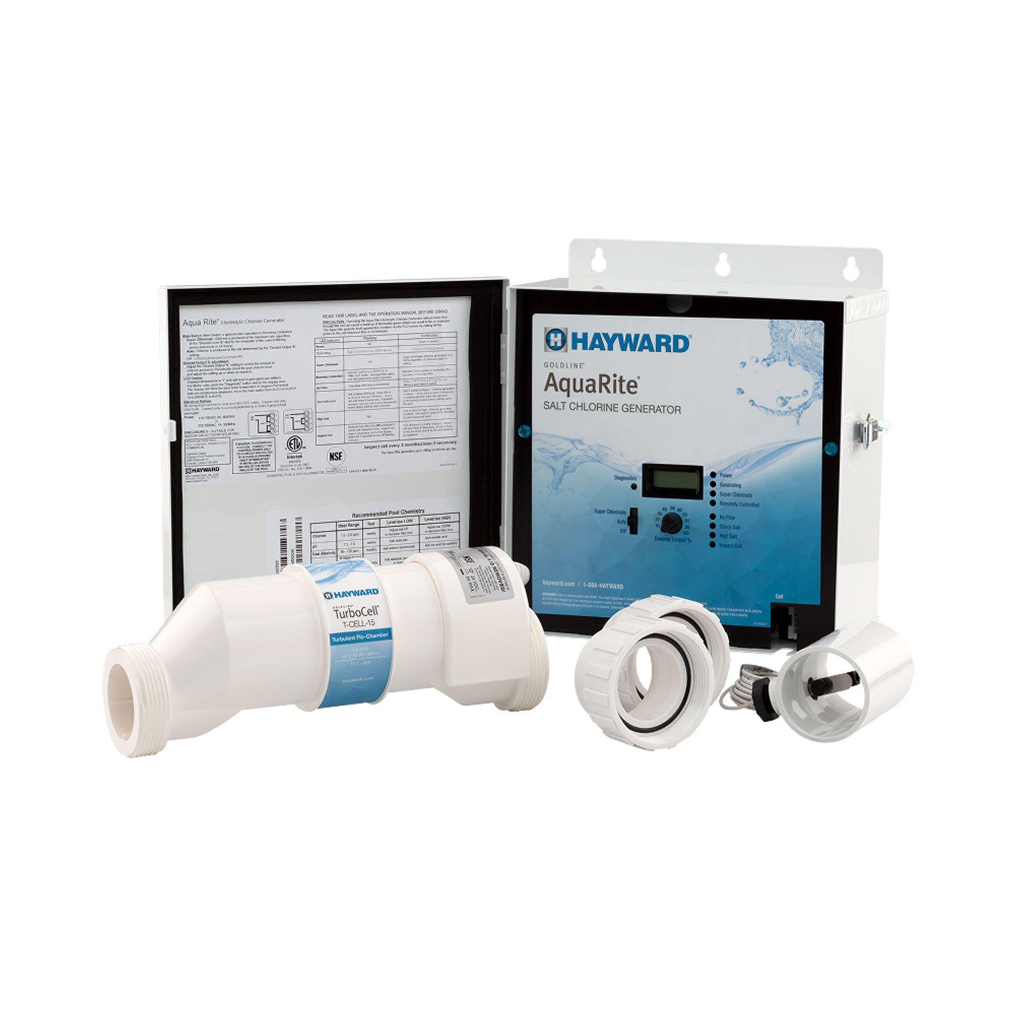 Hayward  W3AQR15 AquaRite Complete Salt System for Pools up to 40,000 Gallons