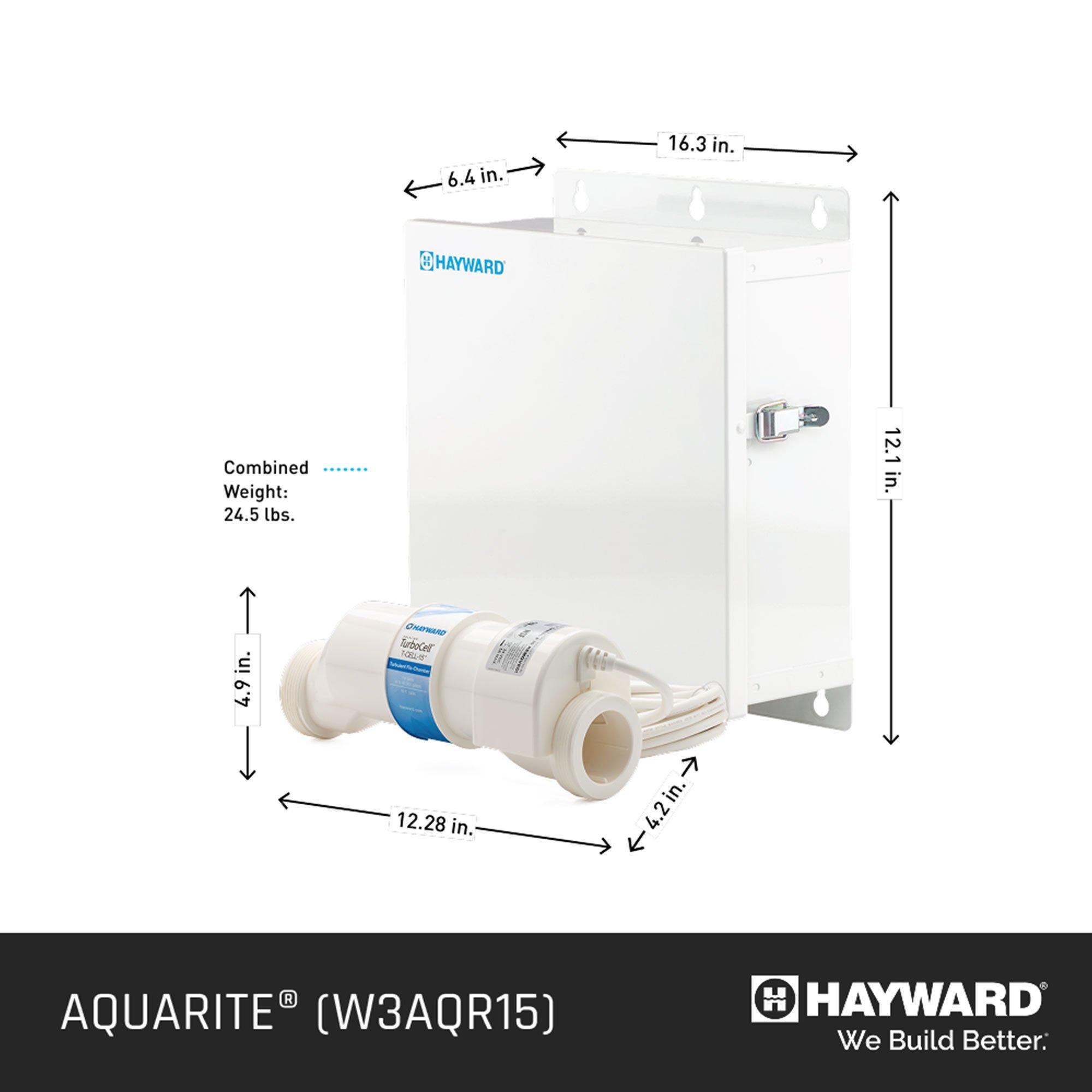 W3AQR15 AquaRite Complete Salt System for Pools up to 40,000 Gallons
