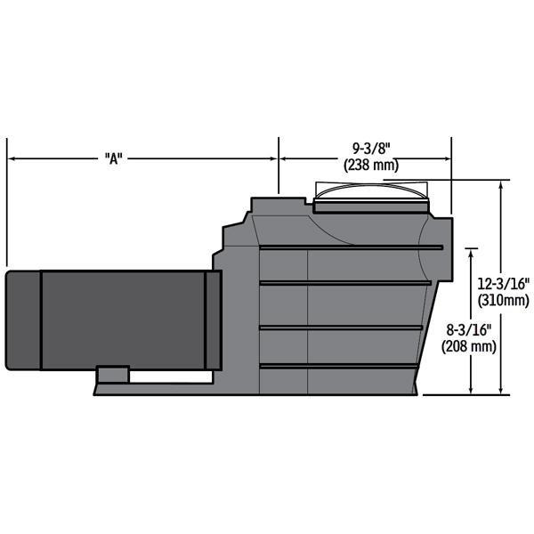 Hayward  W3SP3010X15AZ  Super II Single Speed 1-1/2HP Pool Pump 115V/230V  Limited Warranty