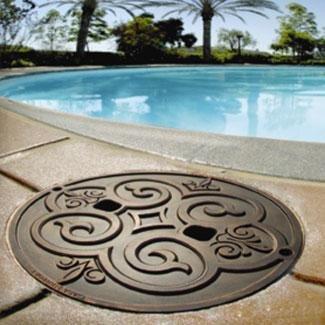 Casa Newport  Stone Color Plastic Premium Skimmer Lid