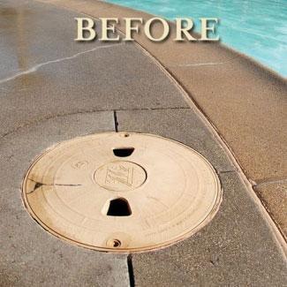 Casa Newport  Stone Color Plastic Premium Skimmer Lid