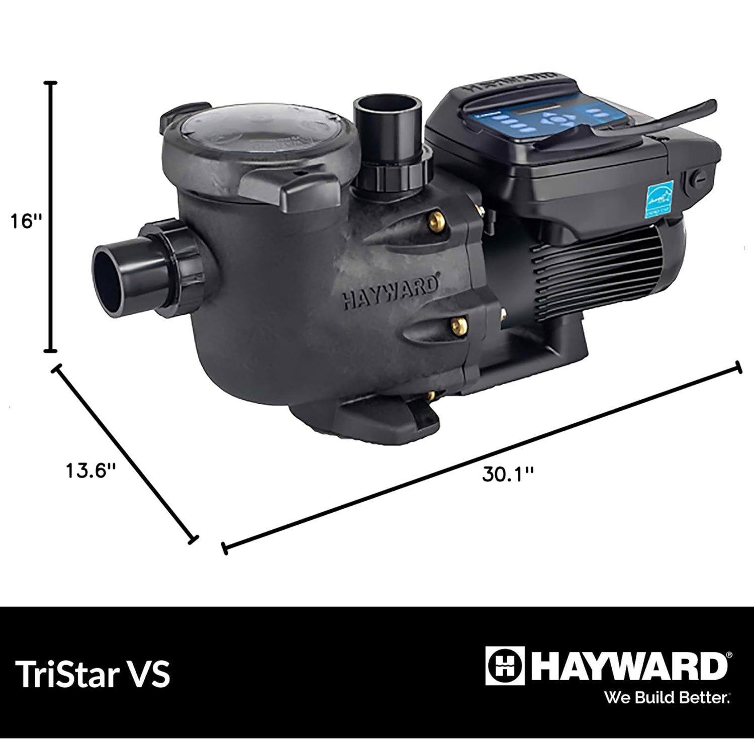 W3SP3206VSP TriStar Variable Speed Pool Pump, 2.7 THP, 115/230V