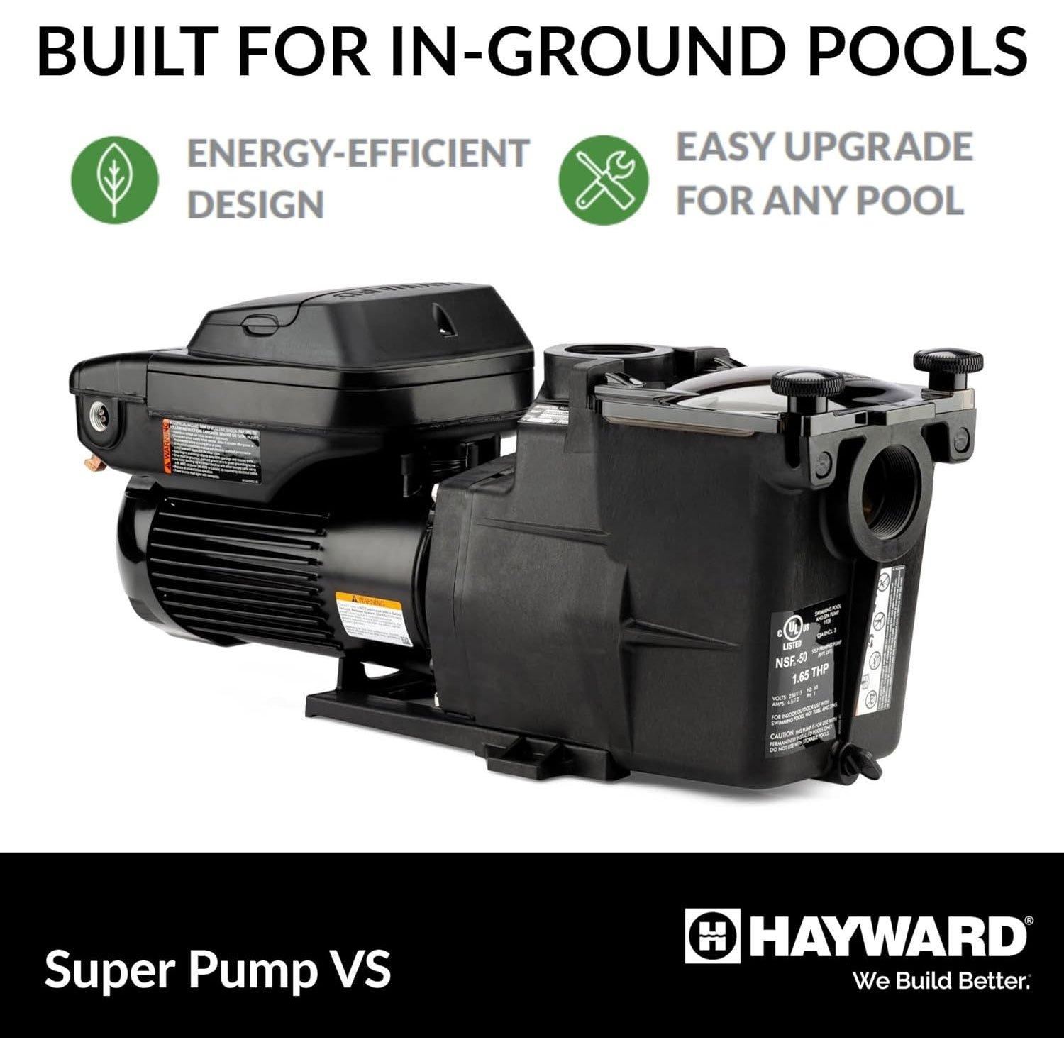 Hayward  W3SP2603VSP Super Pump Variable Speed Pool Pump 1.65HP 230V