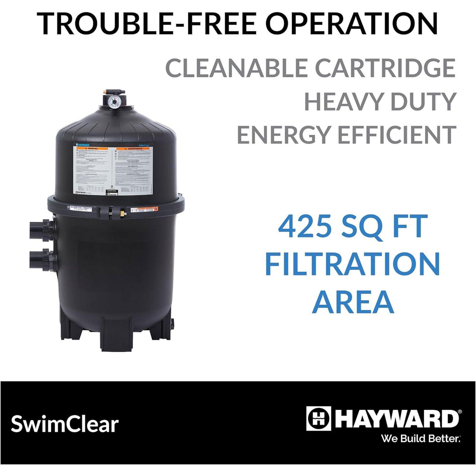 W3C4030 SwimClear 425 sq. ft. Cartridge Pool Filter