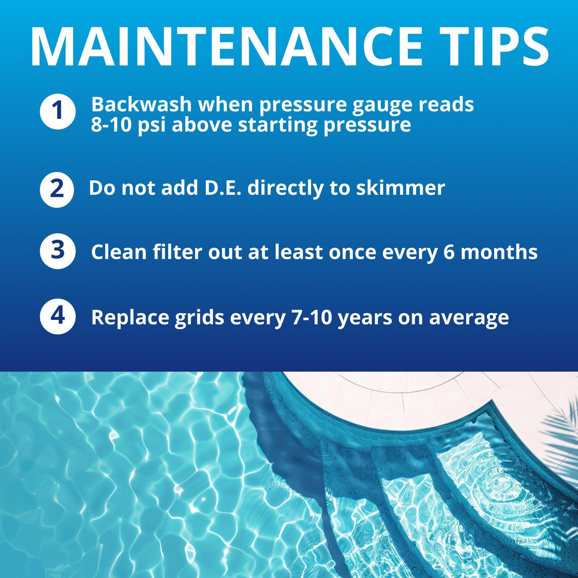 W3DE4820 Pro-Grid 48 sq. ft. DE Pool Filter