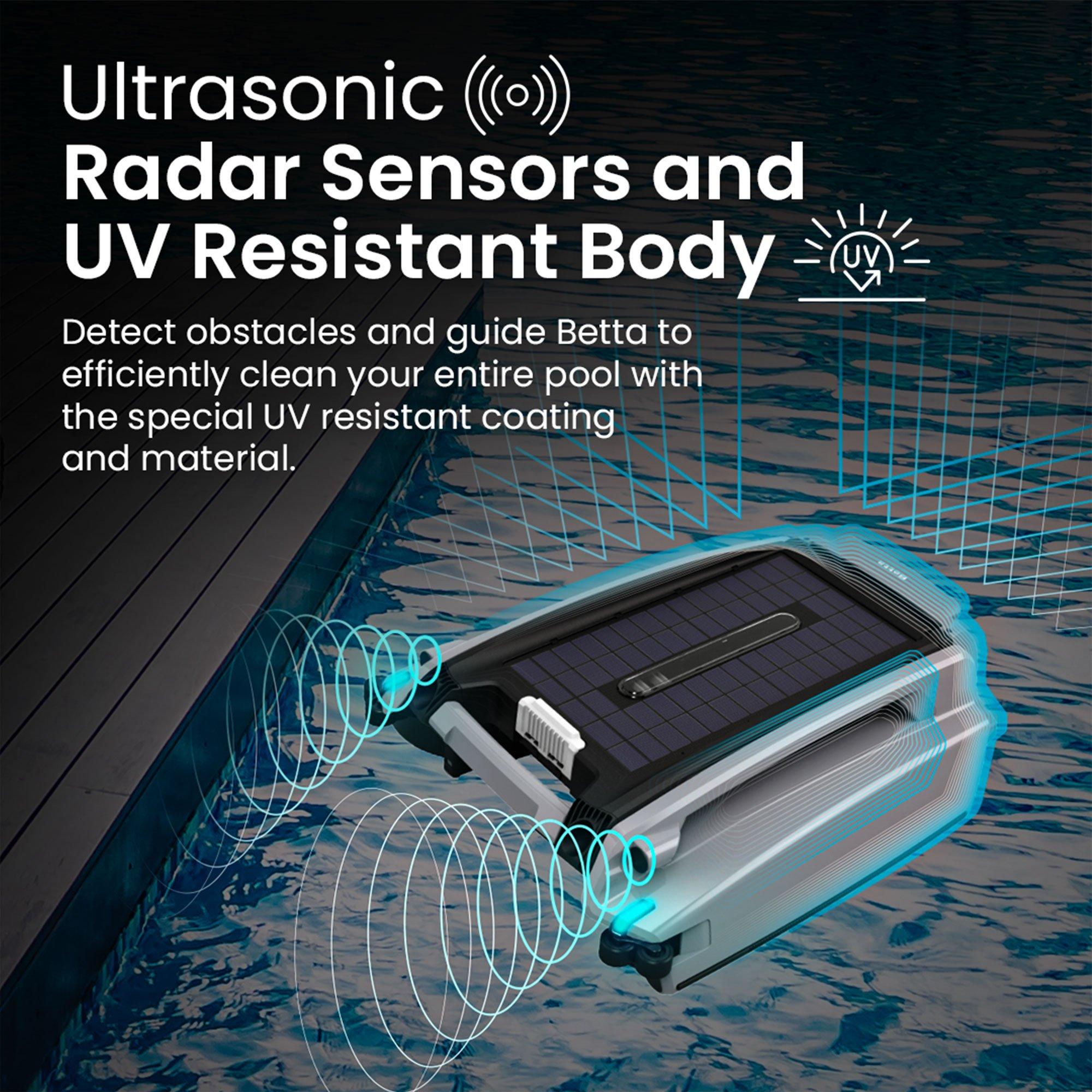Betta SE Plus Solar Powered Smart Robotic Pool Skimmer 2-Year Warranty