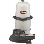 Hayward  W3CC15093S X-Stream 150 sq ft Cartridge Filter with 1-1/2HP Above Ground Pool Pump  Limited Warranty