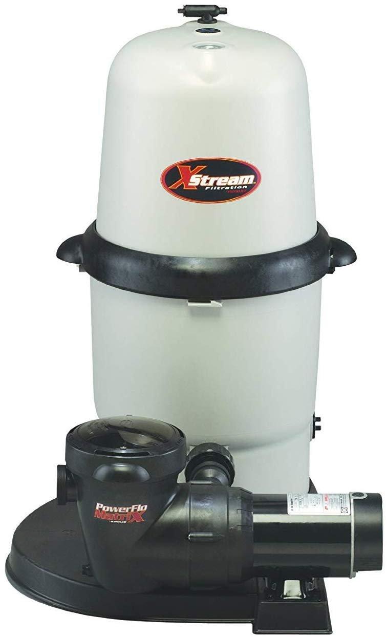 W3CC15093S X-Stream 150 sq. ft. Cartridge Filter with 1-1/2HP Above Ground Pool Pump