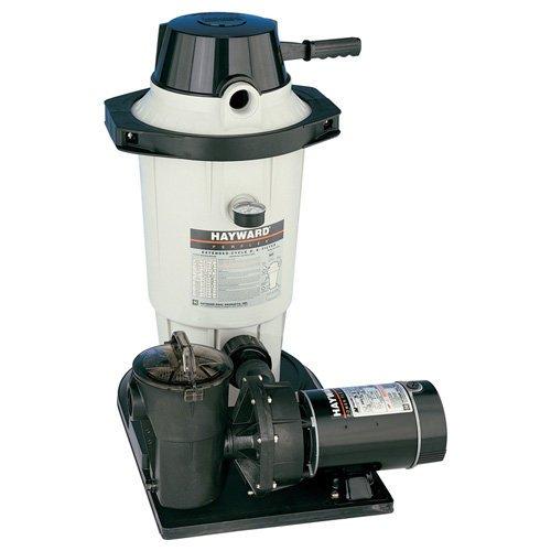 Hayward  W3EC40C92S Perflex 20 sq ft DE Filter with 1HP Above Ground Pool Pump