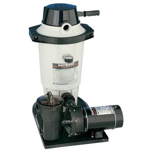 Hayward  W3EC50C93S Perflex DE Filter 25 sq ft with 1-1/2HP Above Ground Pool Pump