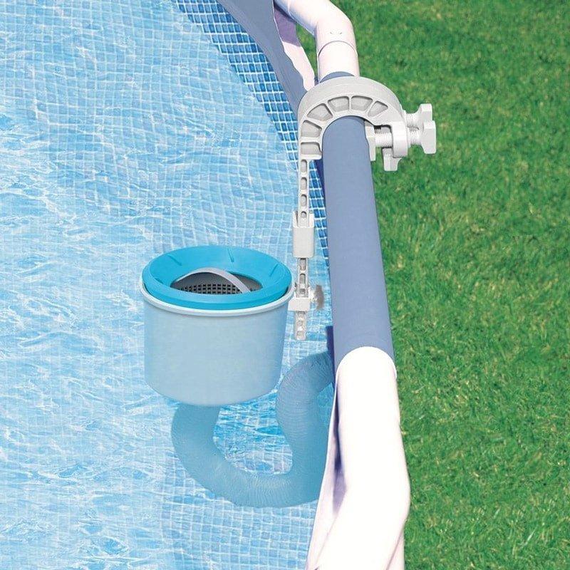 pool skimmer leak repair above ground