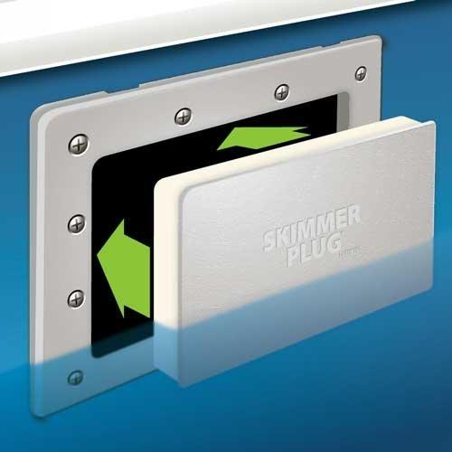 Simpooltec  Skimmer Plug Winter Closure for Most Above Ground Pool Skimmers