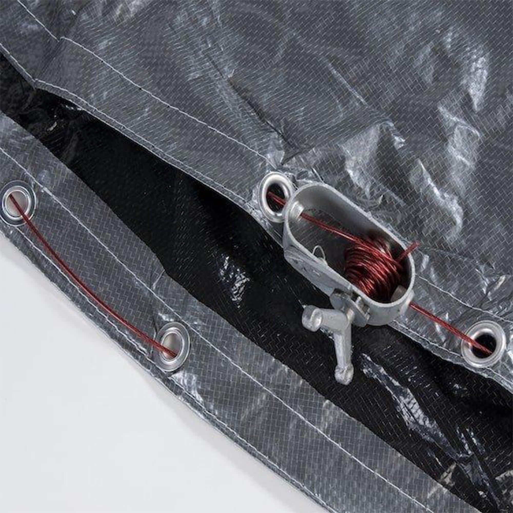 Pro 25' x 45' Rectangle Winter Pool Cover, 15 Year Warranty, Silver