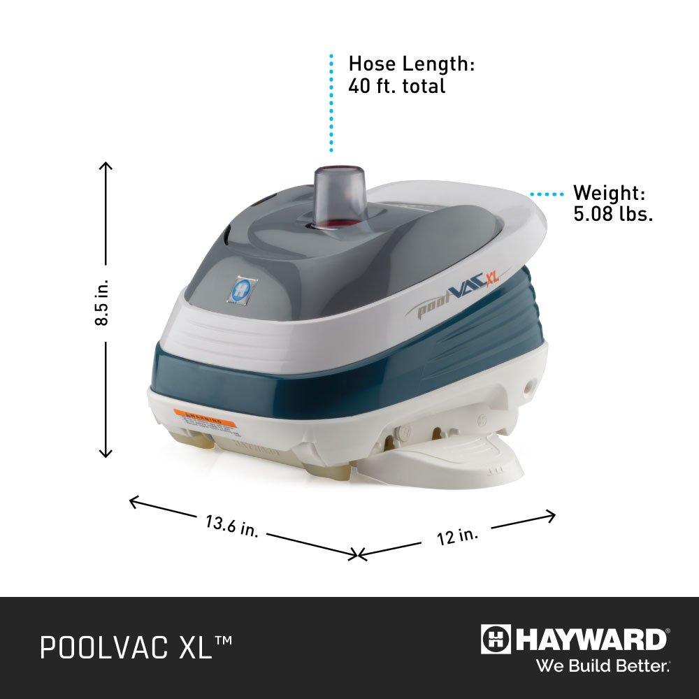 Pool Vac XL Suction Side Pool Cleaner for Concrete/Gunite Pools W32025ADC