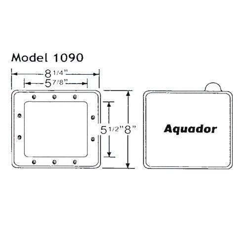 Aquador  Winter Skimmer Plate Kit for Standard Above Ground Pool Skimmers