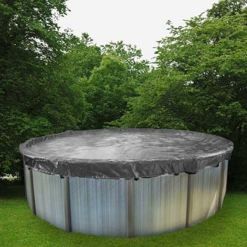 Pro 15 Round Winter Pool Cover 15 Year Warranty Silver