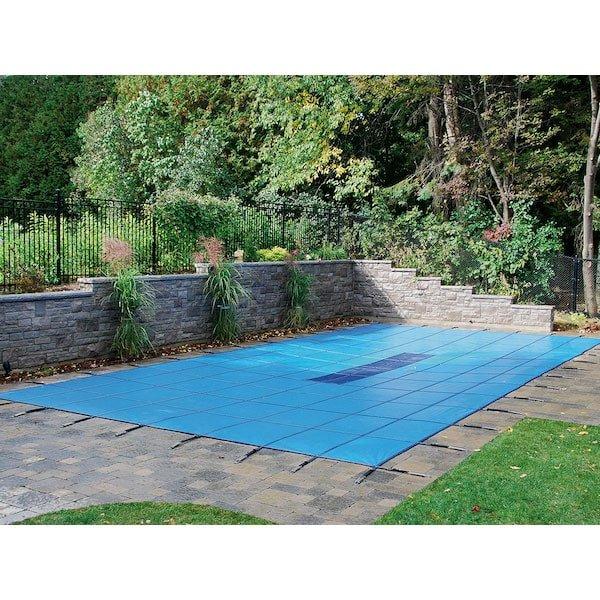 Hinspergers  ProShield Ultralight 20 x 40 Rectangle Solid Safety Cover Blue