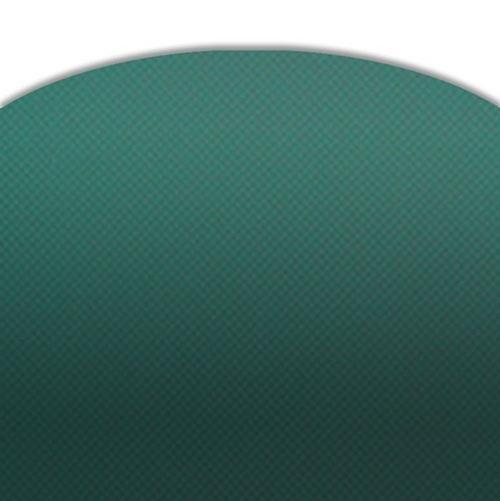 Pro Supreme Solid 20' x 40' Rectangle with 4' x 8' Right Side Step Safety Cover with Kleen Screen Drain, Green