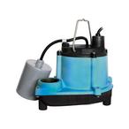 Little Giant Automatic Submersible Sump Pump 1/3 HP with a 10 Cord