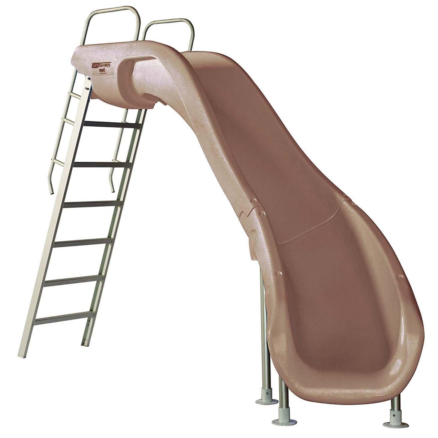 S.R Smith  Rogue2 Pool Slide with Right Curve Taupe