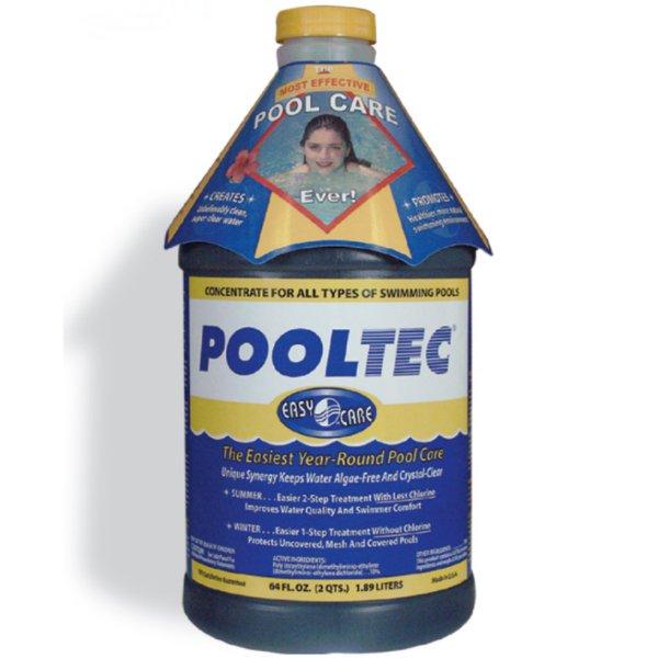 PoolTec Algaecide, Clarifier, and Chlorine Salt Cell Booster, 64 oz.