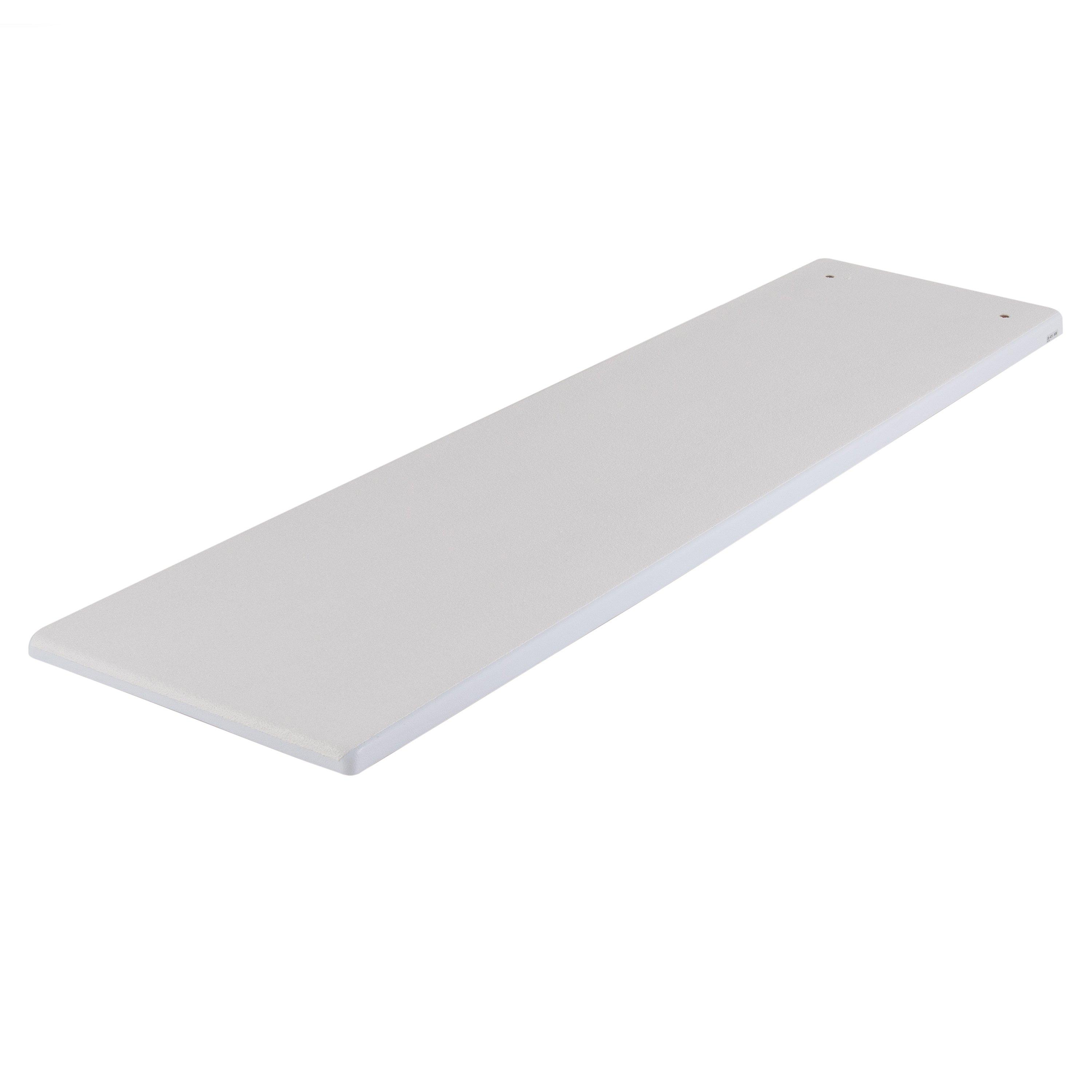 6' Frontier III Diving Board with Salt Pool Jump System Stand, Radiant White