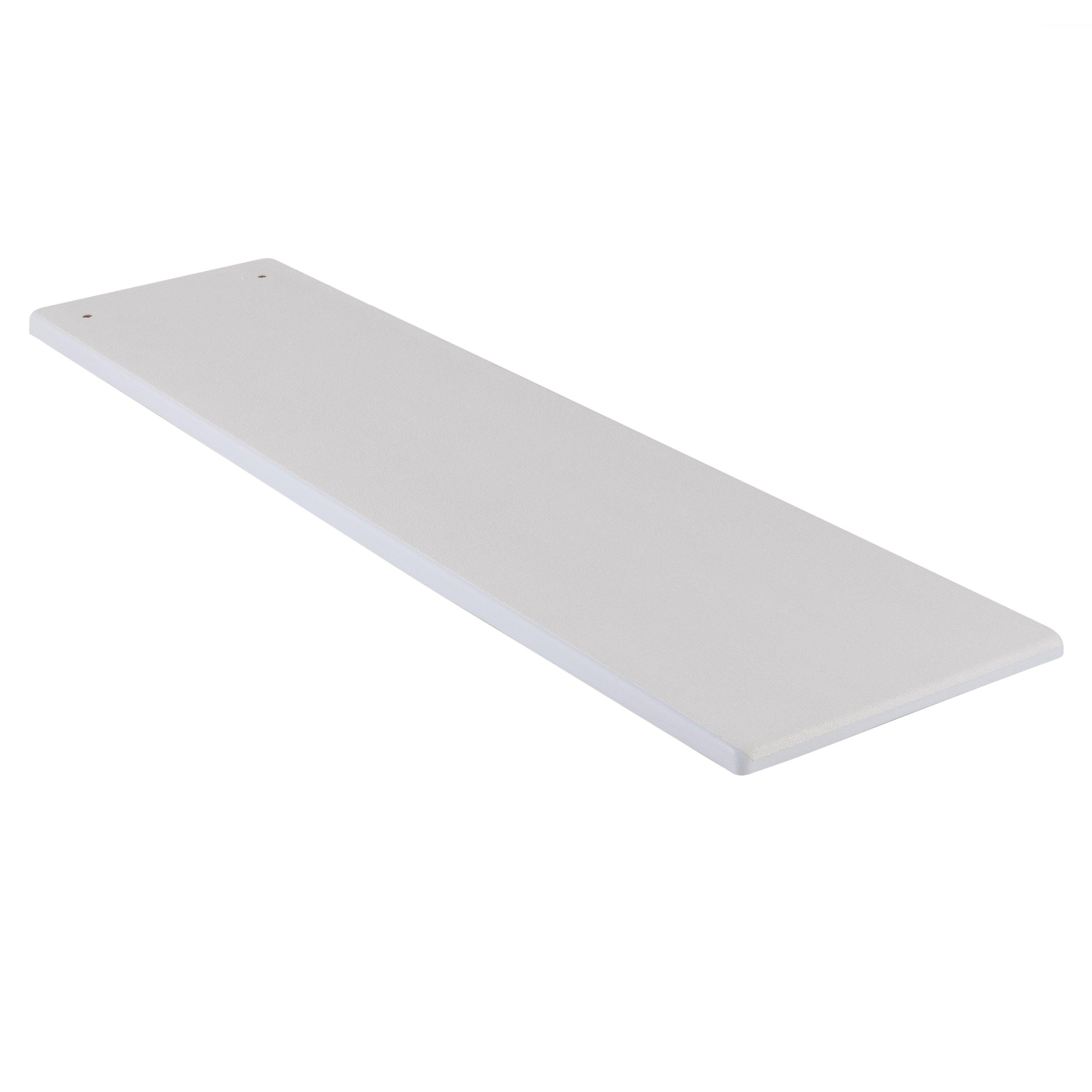 6' Frontier III Diving Board with Salt Pool Jump System Stand, Radiant White