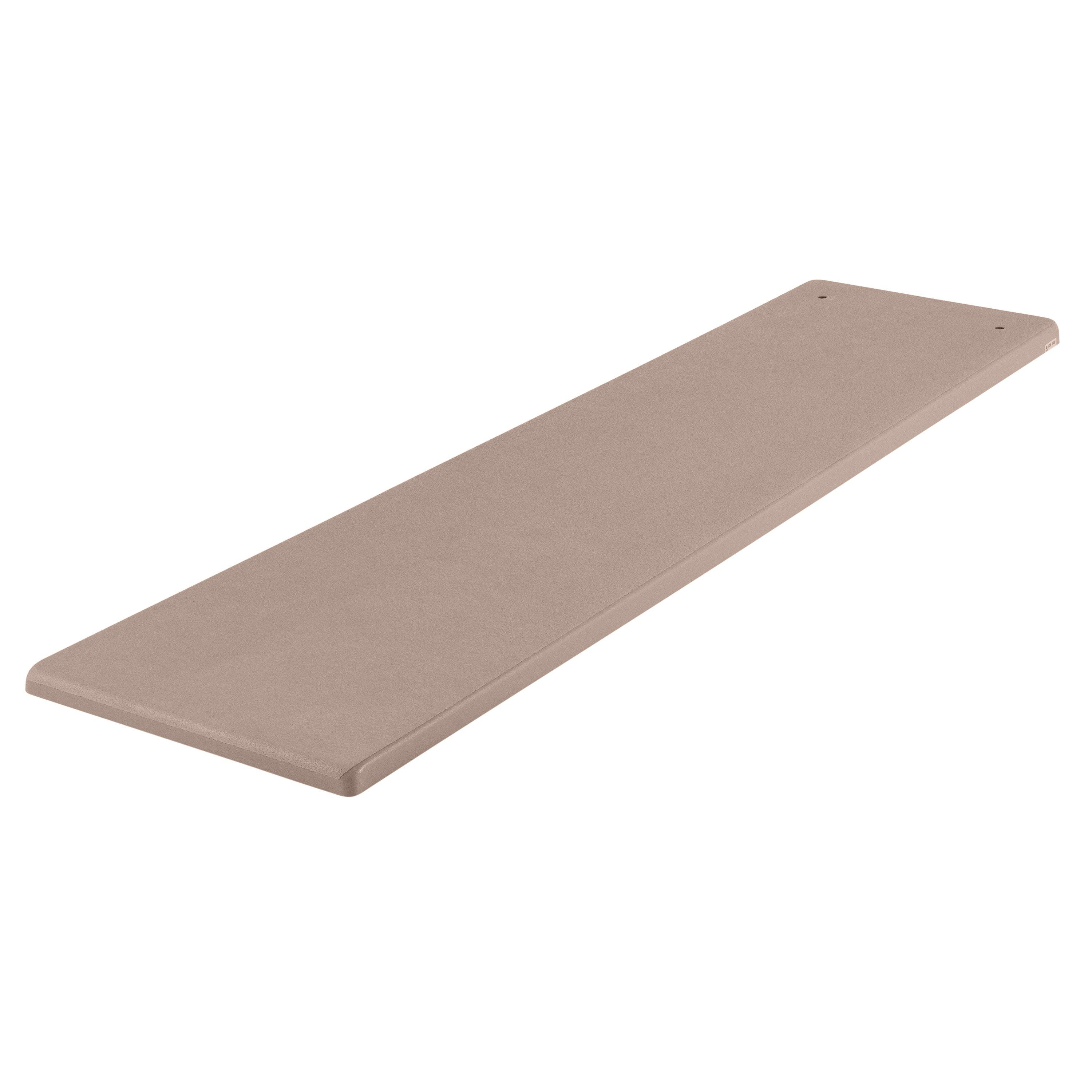 8' Frontier III Diving Board with Salt Pool Jump System Stand, Taupe