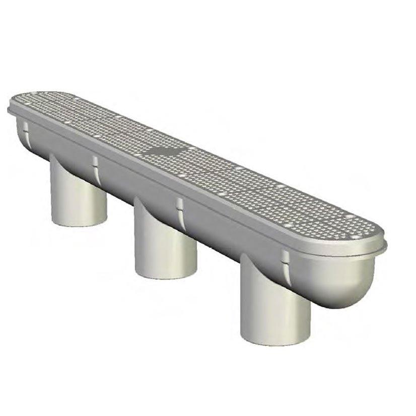 CMP  32 White Channel Main Drain  Sump