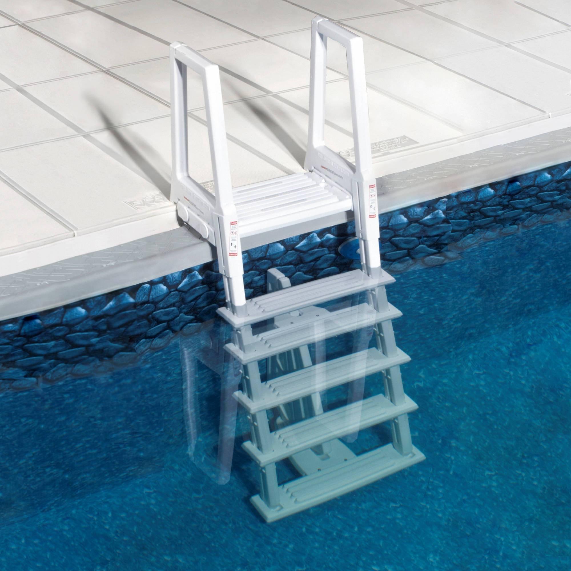 Deluxe Heavy Duty InPool Ladder for Above Ground Pools Leslie's Pool