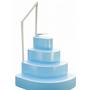 NE100BL Wedding Cake Step for Above Ground Pools in Blue