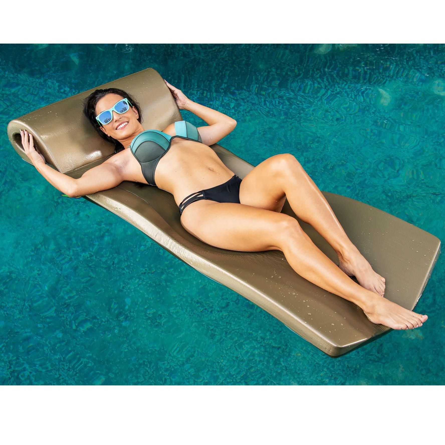 Texas Recreation  Ultra Sunsation Foam Pool Float 2-1/2 Thick Bronze