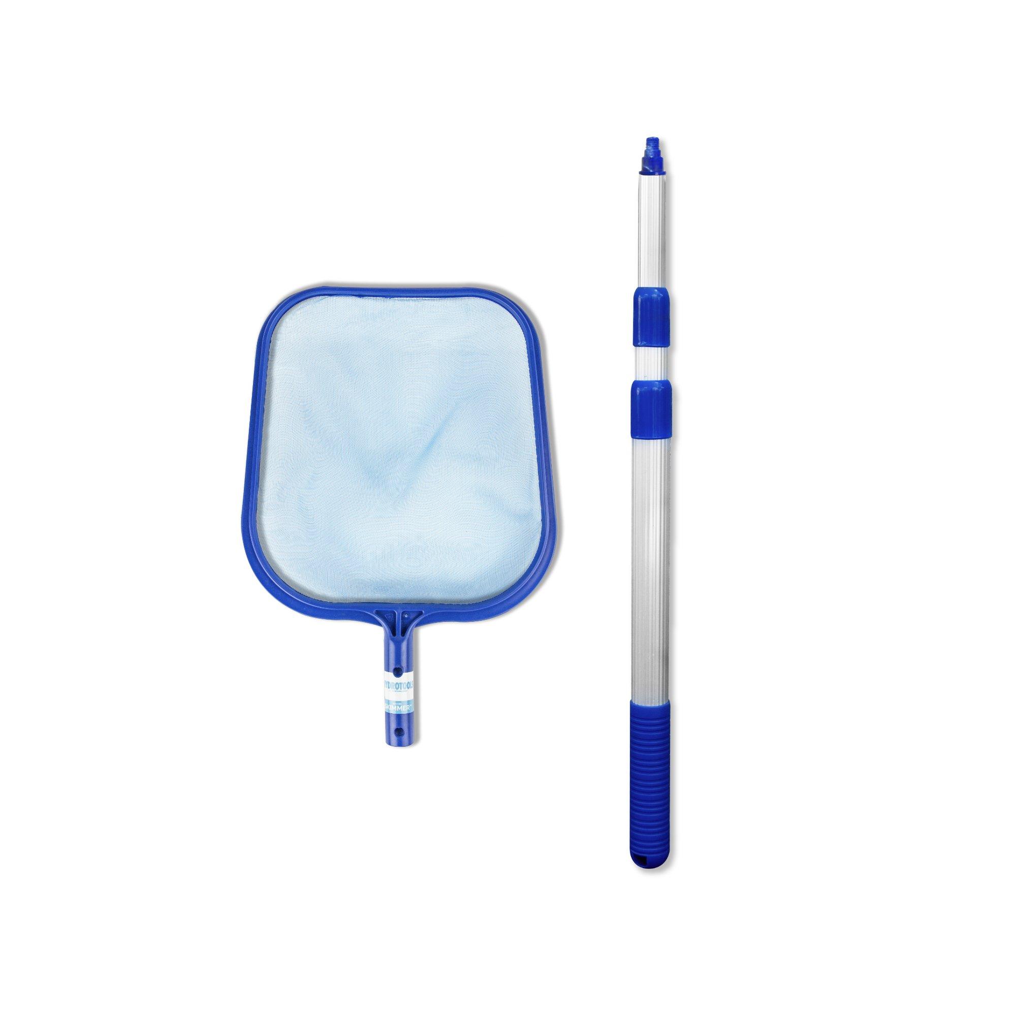 Leaf Skimmer Net and Telescopic Pole