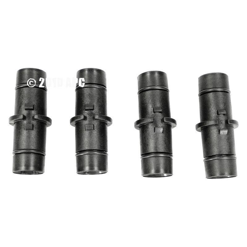 Hayward - Pipe Coupling Black, 4 pack