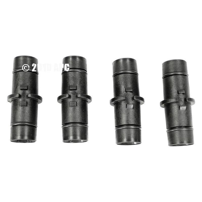 Hayward  Pipe Coupling Black 4 pack