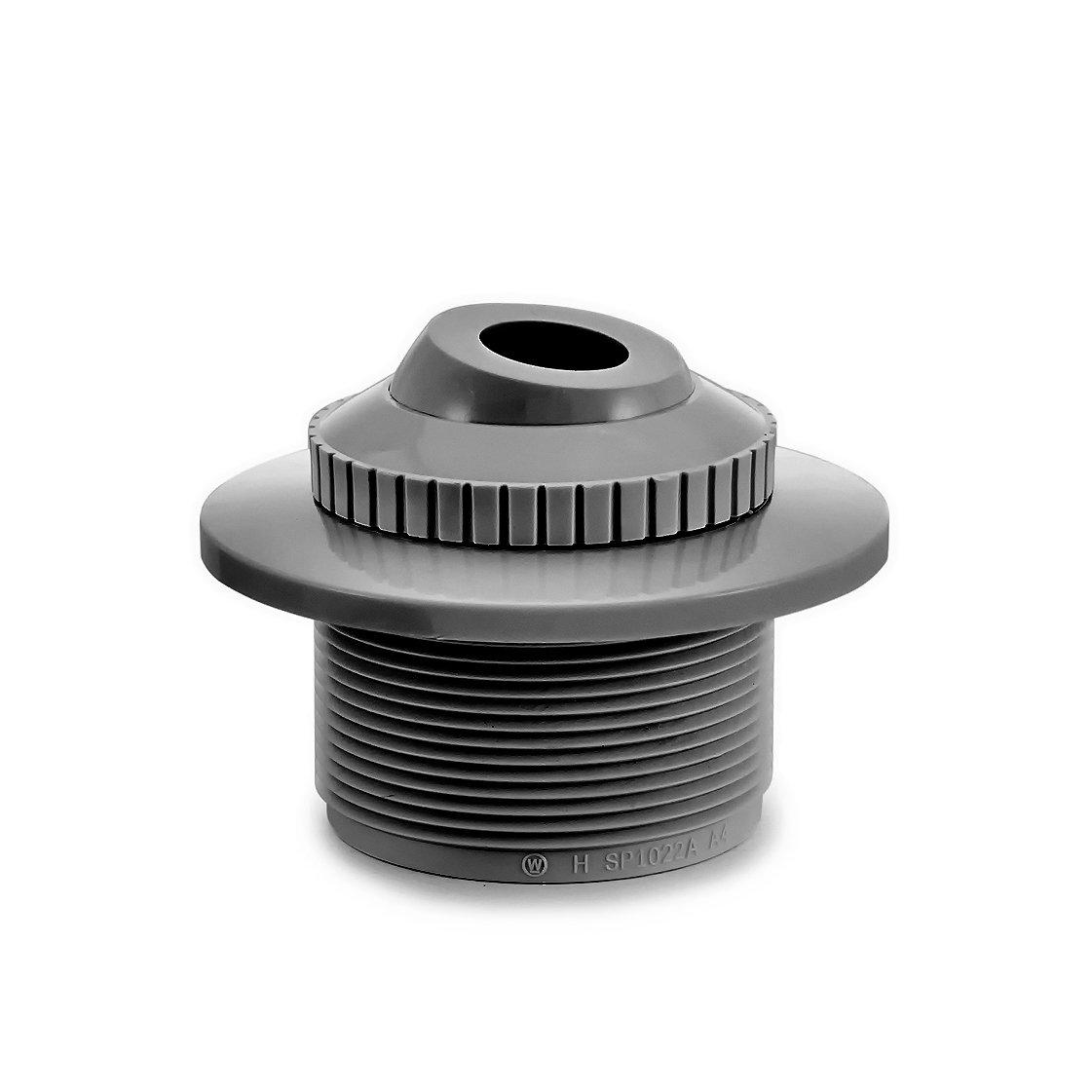 3/4 inch slotted eye, 1.5 inch MPT, grey