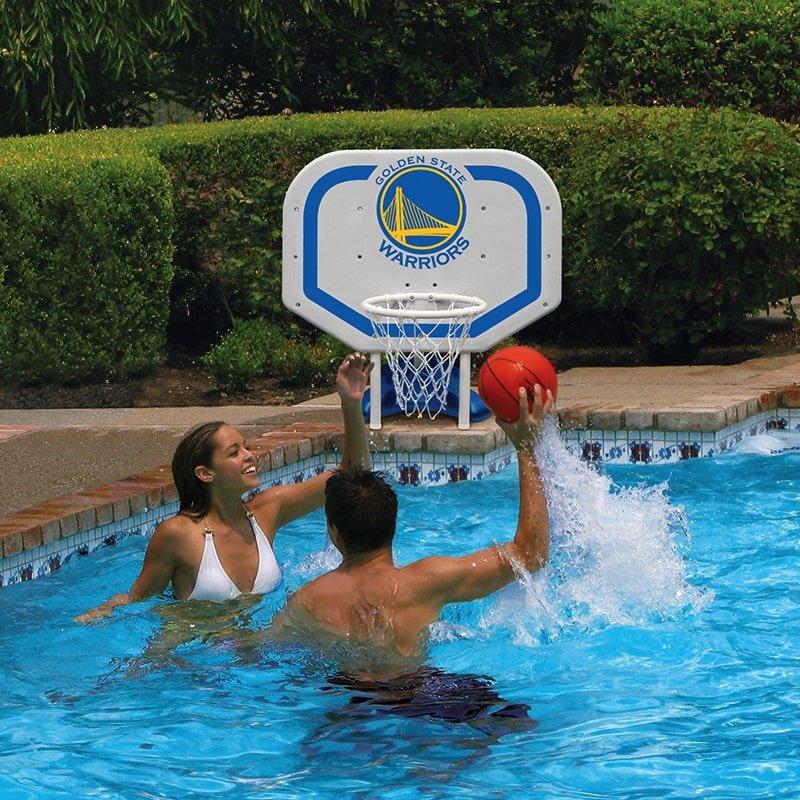 Poolmaster  Golden State Warriors NBA Pro Rebounder Poolside Basketball Game